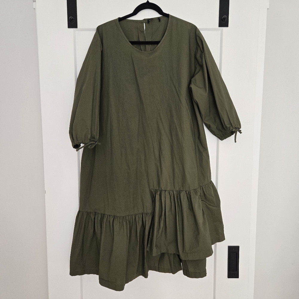 Made In Italy Cotton Dress 2X
